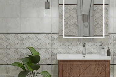 Плитка Eurotile 5 SE 0046 Selesta Grey 25x50