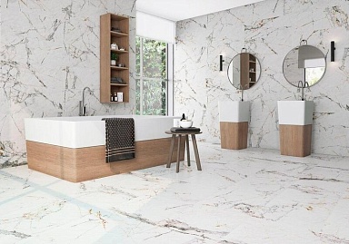 Керамогранит FMAX 1278FD24 Fendi White Glossy 6 mm 120x278