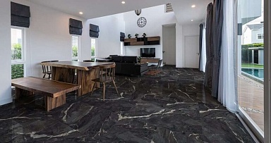 Керамогранит Global Tile GT606011905SPR Camlin Черный Soft Sugar 60x60