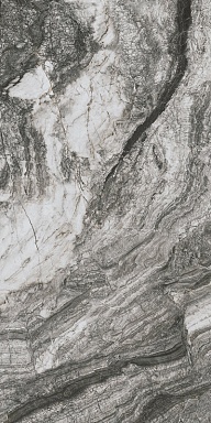 Керамогранит Kerama Marazzi SG595902R Ониче белый чёрный обрезной лаппатированный 119.5*238.5