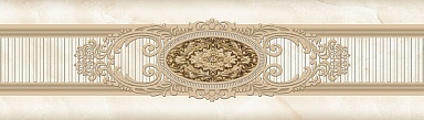 Eurotile Бордюр 553 ERMITAGE центр 8.5х29.5