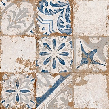 Керамогранит El Molino Memory 7 Azul Brillo 58x58