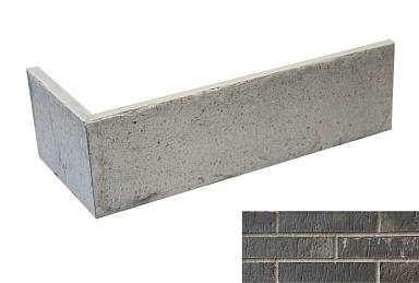 Клинкерная плитка Interbau INT333 Угловой элемент RetroBrick 290/115х52х12