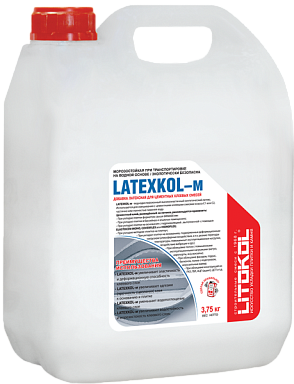 Смеси и затирки LITOKOL Латексные добавки Добавка LATEXKOL - м 3,75кг