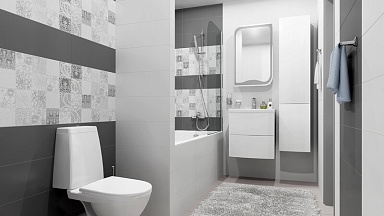 Плитка Cersanit C-WHS053D-51 White белая матовая 20x60