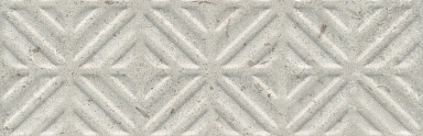 Kerama Marazzi 11209R/4 Бордюр Карму серый светлый матовый обрезной 30х9,6