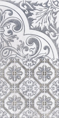 LB-Ceramics 1641-0095 Декор 3 Кампанилья серый 20х40