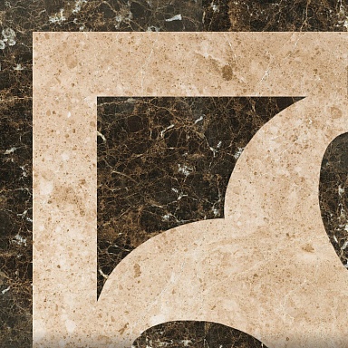 Декоративная вставка Marmocer PJD-SDPH018 18 Waterjet Border 12x12