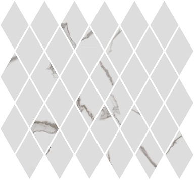 Kerama Marazzi T054/48022 Декор Монте Тиберио мозаичный белый глянцевый 37,5x35x1