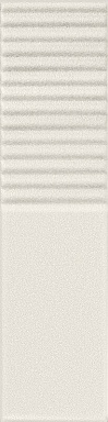 Плитка Tubadzin Groove White Sugar 2 STR 29.8x7.8x1