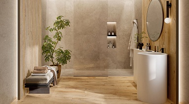 Керамогранит Rondine Group J94086 Oku Modern Honey 24x150