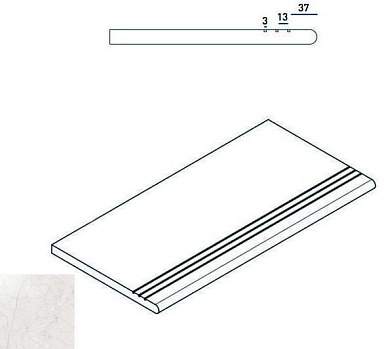 Ступень Italon 620040000045 PURE GRADINO ROUND GRIP SX 30x60