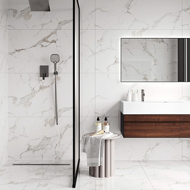 Керамогранит Ceradim Calacatta Pleasant Белый Полированный 60х60