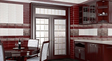 Декор Absolut Keramika Composicion Tripoli Granate 30x30