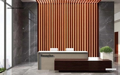 Керамогранит Rak Ceramics Amani Marble Dark Grey Polished Full Lappato 60x120