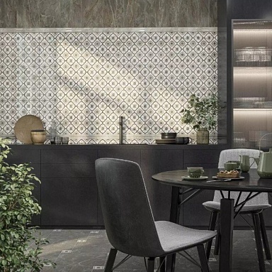 Бордюр Kerama Marazzi POD016 Карандаш Бисер платина 20х0,6