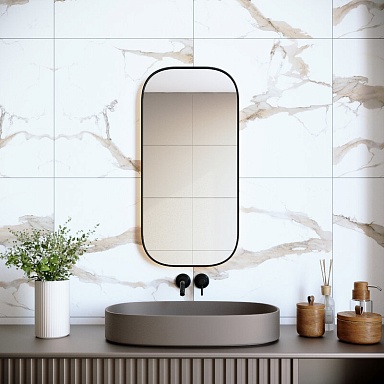 Керамогранит Pieza Ceramica CA006060N Calacatta Brown 60x60