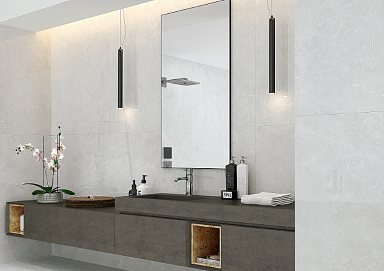 Керамогранит Sina Tile 2858 Baikal Cream Polished 90x90