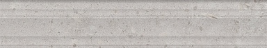 Kerama Marazzi BLF010R Бордюр Риккарди серый светлый матовый структура обрезной 40x7,3