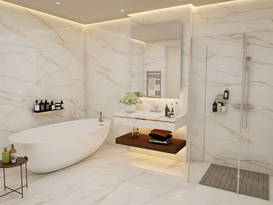 Керамогранит Bluezone Oriental White 60x120