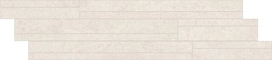 Декор Cerim 767024 Elemental White Sandstone Listello Sfalsato Mix 15x60