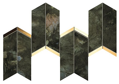 Мозаика Atlas Concorde Italy 9MCO Marvel Chevron Brasil Green 17x41,4
