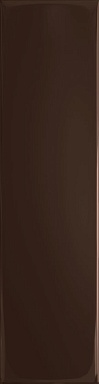 Плитка Tubadzin Groove Brown Gloss 29.8x7.8x1