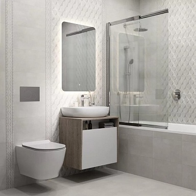 Керамогранит Kerama Marazzi SG173900N Корредо серый светлый матовый 40,2x40,2