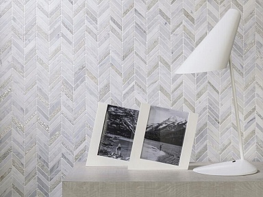 Мозаика L'Antic Colonial L241714811 Constellation Chevron White 25,2x30,4