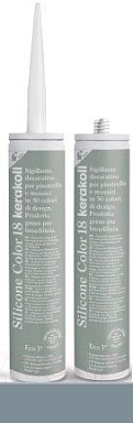 Смеси и затирки Kerakoll Silicone Color Fugabella Color герметик 14 310мл