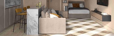Керамогранит Kirovit 736401 K Pyramid Бежевый 45х45