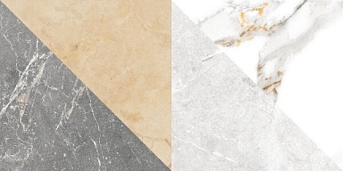 Плитка Global Tile GT98VG Capella Белый Геометрия 50x25