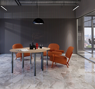 Керамогранит Eurotile Marbello Серый Полированный 60x120