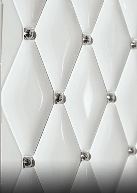 Плитка Petracers C 10 BIANCO Capitonne' Bianco 10x10