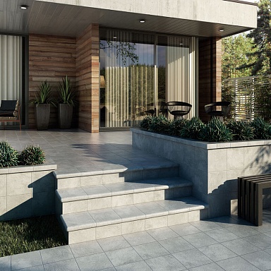 Клинкерная плитка Exagres Base Boston Grey 33х33