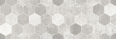 LB-Ceramics 1064-0294 Гексацемент декор серая 20х60
