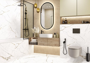 Керамогранит Alma Ceramica GFU6060RKL07R Rock Line матовый карвинг 600x600x9