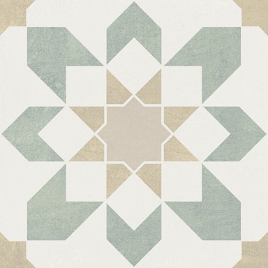 Керамогранит Harmony 39599 Doha Green Flower SP/22,3 22,3x22,3