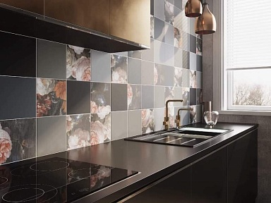 Плитка Kerama Marazzi 5180 Калейдоскоп стальной 20*20