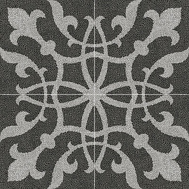 Керамогранит Kerama Marazzi DD843300R Багатти белый чёрный обрезной 80*80