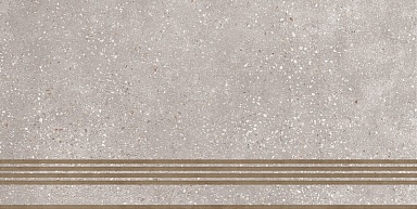 Global Tile ST183VG Ступень Coral Rock Серый 30x60