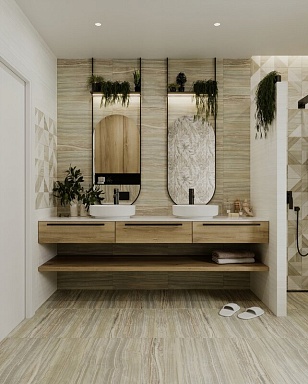 Березакерамика Palissandro декор Oasis 2 оливковый 300х600