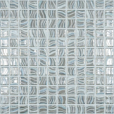 Мозаика Vidrepur Glitter Grey 7804 (на сетке) 25x25 31,7x31,7