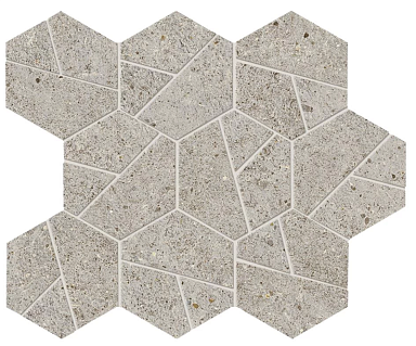Мозаика Atlas Concorde Italy A7CY Boost Stone Pearl Mosaico Hex 25x28,5