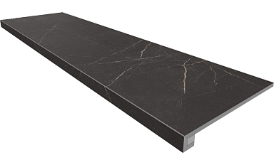 Estima Комплект NL04 Nolana Black (Ступень 33x120 неполированный прямоугольный бортик без насечек + Подступенок 14,5x120)
