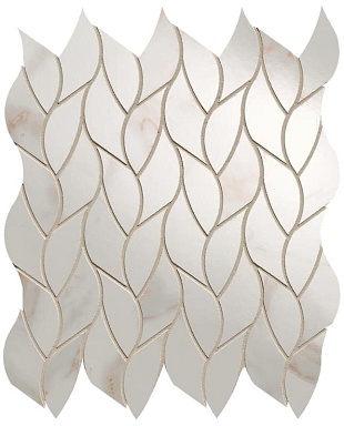 Мозаика FAP Ceramiche fQMQ Calacatta Oro Leaves Mosaico 25.9x30.9