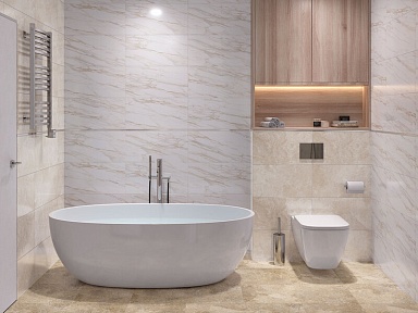 Керамогранит Global Tile GT193VG Surprise Белый 30x60