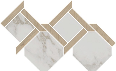 Kerama Marazzi ID169 Декор Монте Тиберио наборный лаппатированный 48x29,5x0,9