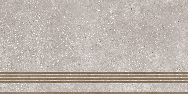 Global Tile ST183VG Ступень Coral Rock Серый 30x60