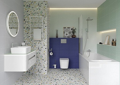 Керамогранит Gracia Ceramica 010400000970 Конфетти микс КГ 01 40х40